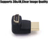 VCE HDMI 270 Degree Adapter 6-Pack, Right Angle HDMI Adapter Male to Female L-Shape Connector with 4K@60Hz, 3D for TV Stick, HDTV, PC...