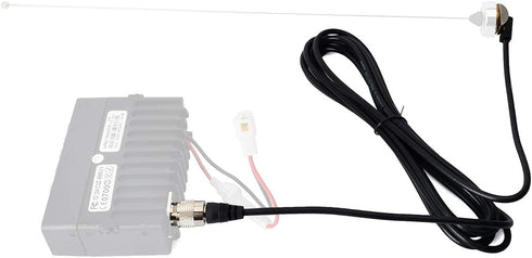 UAYESOK NMO Trunk Fix Bracket lip Antenna Mount 3/8" to 3/4" Hole Mount with 13ft/4M PL259 Connector RG-58 Coax Cable for Yaesu Vertex Kenwood Mob...