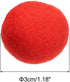 PATIKIL Wool Felt Balls Beads Wool Felting Pom 3cm 30mm Red for Home Crafts Handcrafts Project DIY Pack of 5...