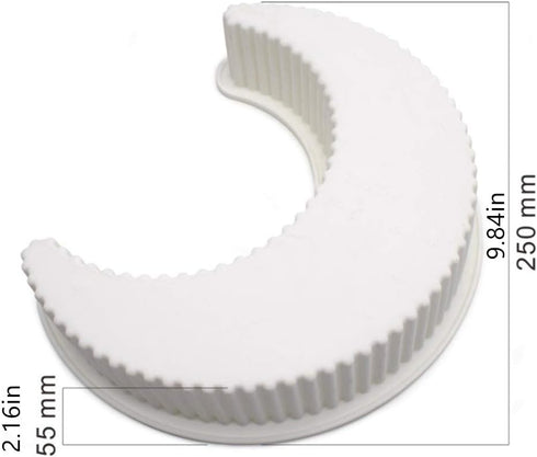 Moon Mould Silicone Creative Baking Accessory Cake Mousse Cake Dessert Pastry Pan Bread Pizza Baking Mould Kitchen Bakeware Tools...