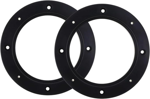 PENCK 4" Universal Black Speaker Spacers Plastic Spacer Rings Adaptor Ring Mounting Bracket for Auto Car 4pcs...