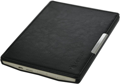 Custer Case for Kobo Aura HD,Ultra-Thin PU-Leather Hard Shell Cover for Kobo Aura HD - Black...