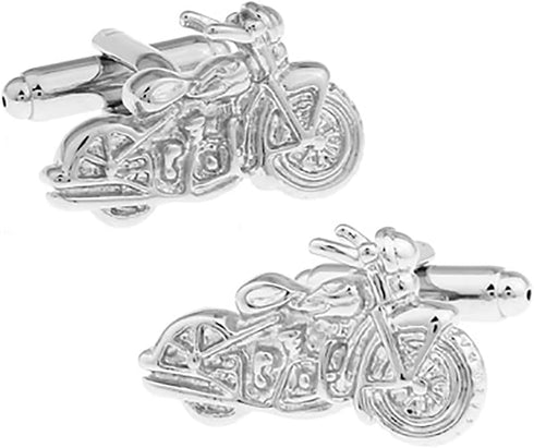 Motorcycle Street Bike Cruiser Pair Cufflinks...