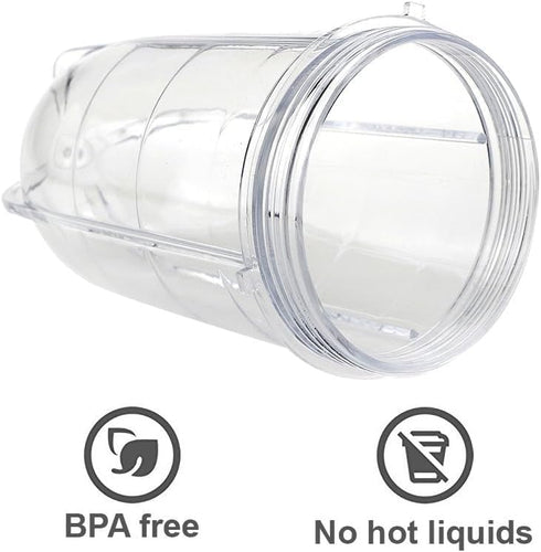 2 PCS Replacement Cups For Magic Bullet Replacement Parts 16OZ Blender Cups Jar compatible with 250W Magic Bullet MB1001 Series Juicer Mixer...