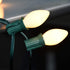 SUNSGNE C7 LED White Replacement Christmas Light Bulbs, 0.6W LED E12 Candelabra Base Bulbs - Great for Salt Lamp, Night Lights, Decorative Lights,...