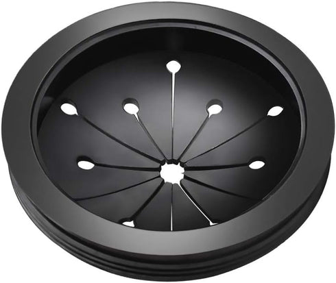 WXJ13 2 Pack Black Sink Baffle Rubber 3-1/8 inch Garbage Disposal Splash Guard Sink Baffle for Kitchen or Bathroom