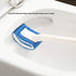 Toilet Brush Bowl Brush Bathroom Brush Under Rim Toilet Brush Scracth-Free Curved Good Grip Easy to use deep Cleaning No Scratching, Anti-Splashin...
