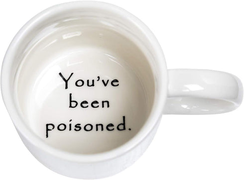 FLY SPRAY Funny Coffee Mug YOU'VE BEEN POISONED Novelty Creativity Drink Cups Unique Joke Great Gag Gift Idea For Men Women - 12 OZ Ceramic Tea Cu...