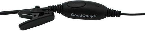 Two Way Radio G Shape Clip-Ear Headset Earpiece with PTT is Compatible with Motorola MH230R MS350R MT350R (Pack of 5)...