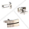 2 Pcs Cufflinks Stripes Cuff Link Knot Simple Shirt Studs for Graduation Ceremonies and Business Meeting Gold Black Cufflinks for Men Ideal for We...