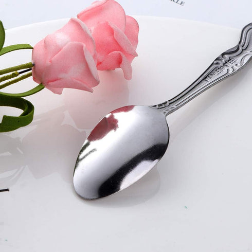 Coffee Spoons Set of 12, Mini Coffee Spoons, Stainless Steel Espresso Spoons, Small Spoons for Dessert, Tea, Appetizer, 4.6 inch, Silver...