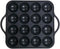 16-Holes Takoyaki Maker Pan Plate for Stovetop, Nonstick Coating Aluminum, 7.7 x 7.7 inches...