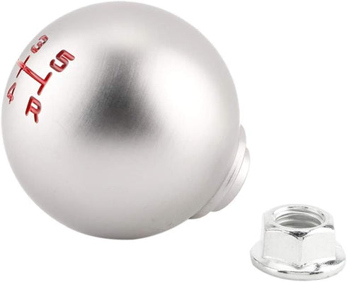 Gear Shift Knob,Car Manual Aluminum Gear Stick Ball Shift Knob Shifter Lever Head (5 Speed)...