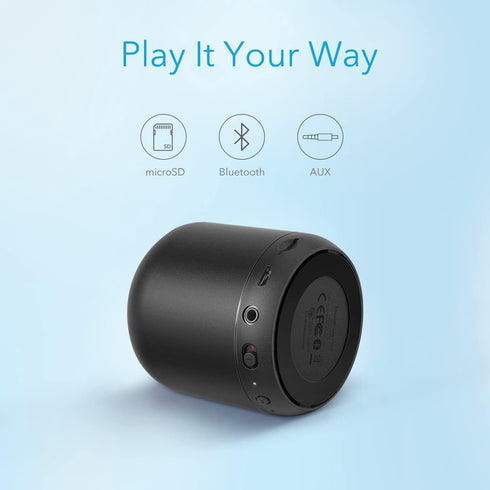Anker Soundcore Mini, Super-Portable Bluetooth Speaker with FM Radio, 15-Hour Playtime, 66 ft Bluetooth Range, Enhanced Bass, Noise-Cancelling Mic...