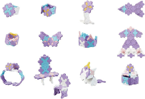 LaQ Sweet Collection Mini Lavender | 62 Pieces | 12 Models | Age 5+ | Creative, Educational Construction Toy Block | Made in Japan...