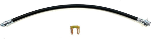 The Stop Shop Universal Rubber Brake Hose, 3/8"-24 Male to 3/8"-24 Female, 24" Long...