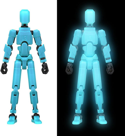 MerryXD Titan 13 Action Figure,Assembly Completed Dummy 13 Action Figure Lucky 13 Action Figure T13 Action Figure 3D Printed Multi-Jointed Movable...