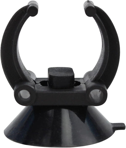 Aquarium Heater Holder Suction Cup Clip Black for Fish for Tube Hose Plant Decoration Sucker Dia 1.34" Clip Dia 0.9 Aquarium Heater Holder Suction...