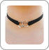 Punk Leather Choker Necklace Silver Heart Collar Chain Necklace Black Hollow Love Heart Necklace Chain Retro Velvet Choker Necklace Chain Jewelry ...
