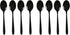 16-Piece Black Stainless Steel Teaspoon, Small Tea Spoon...