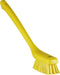 Vikan Narrow Long-Handle Cleaning Brush - Yellow...