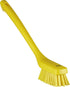 Vikan Narrow Long-Handle Cleaning Brush - Yellow...