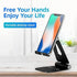 cocopar Monitor Stand Adjustable Desk Mobile Phone Holder Fully Foldable Aluminum Compatible for Smartphone Portable Monitor iPad iPhone 12 Pro Mi...