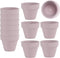 Mini Pink Terracotta Clay Flower Pots 2 inch with Drainage Holes for for Tiny Cactus Herb lithop, Small Succulent Planter Nursery Plant Pot...