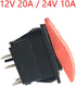 ESUPPORT Car Auto Bar 12V 20A Red Cover Red LED Speaker Horn Light Push Button Toggle Switch 5Pin Momentary...