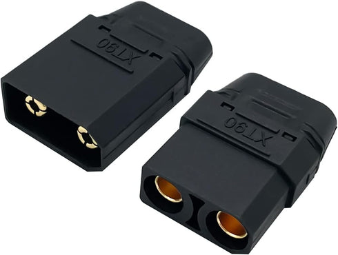 5Pair Black Amass XT90 XT-90 Male Female Bullet Connectors Power Plug with Heat Shrink for RC Lipo Battery Motor...