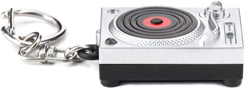 Kikkerland KRL45 Turntable Light-Up LED Keychain...