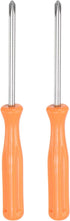 2pcs Phillips Screwdriver PH1 4" Length Carbon Steel Non-Magnetic Security Cross Head Precision Screw Driver with Non-slip Handle for Appliances R...