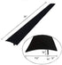 Stove Counter Gap Cover - Flexible Easy Clean Heat Resistant Wide & Long Gap Cap Fillers, Seals Spills Between Appliances, Furniture, Stovetop, Oven, Washer & Dryer, Set of 2