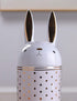 HAUCOZE Rabbit Cookie Jar Decorative Candy Jar with Lid Modern Arts Gifts Ceramic 8.1inch...