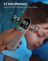Digital Thermometer for Adults and Kids: Accurate Ear and Forehead Temperature Readings - Fever Alarm - Touchless Ideal for Babies Toddlers Infant...