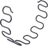 Antrader 16"(40cm) Couch Spring Repair Kit,4-Pack Upholstery Spring Clips for Furniture Couch Repair,Includes Screws and Clips,Black...