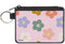 Disney Wallet, Coin Purse, Mickey Mouse Ears Icon Flowers Multi Pastel, Canvas...
