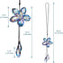 Crystal Flower Rear View Mirror Pendant Car Hanging Ornament Lucky Accessory, Colorful...