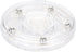 TamBee 2PC 4Inch Acrylic Lazy Susan Turntable Organizer Revolving Display Base White Acrylic for Spice Rack Table Cake Kitchen Pantry Decorating...