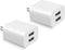 USB Wall Charger Block 2Pack Dual Port Cube Plug Power Charging Adapter Brick for Apple iPhone 15/14/13/12/XS Max/XR/X/8/8 Plus/7/6S/6S Plus/6/SE/...
