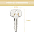 A150 SKS roof rack key,Replacement Key for Yakima SKS Ski, Roof, Cargo Box, Carrier Racks and Crossbars.(Code A150-2 pcs)...