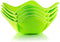 SHILA Bowl Cozy, Green Set of Microwave-Safe Hot Bowl Holder to Keep Your Hands Cool and Your Food Warm, Polyester & Sponge Heat Resistant Dish Pa...