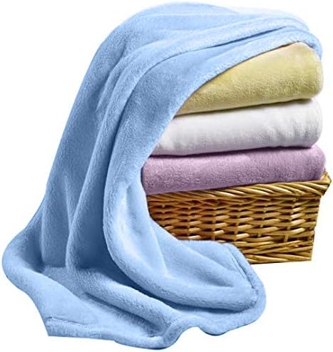 Baby So...Soft & Warm - Plush Baby Blankets, Blue, Pink, Yellow, White for Boys, Girls, Kids, newborn, infant, toddler, unisex, Ultra Soft, fuzzy,...