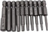 10Pcs 50mm 1/4 Inch Hex Shank S2 Steel Hex Screwdriver Head Allen Hand Held Wrench Drill Bit Set 5/64-5/16 Magnetic Hex Bit Set...