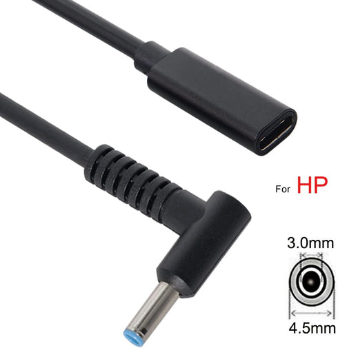 chenyang CY USB C to DC 20V 4.5 * 3.0mm PD 65W Charge Cable for HP Laptop...
