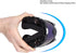 Motorcycle Goggles Dirt Bike Goggles Windproof ATV Dustproof Racing GogglesScratch Resistant Ski Goggles Protective Safety Glasses PU Resin (Black...