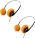 2Pcs Orange Retro Over-Ear Headphone,Vintage Feelings Underwire Headphone,Hi-Fi Stereo Earphone Headset, Retro Lightweight Earphones for Most Mobi...