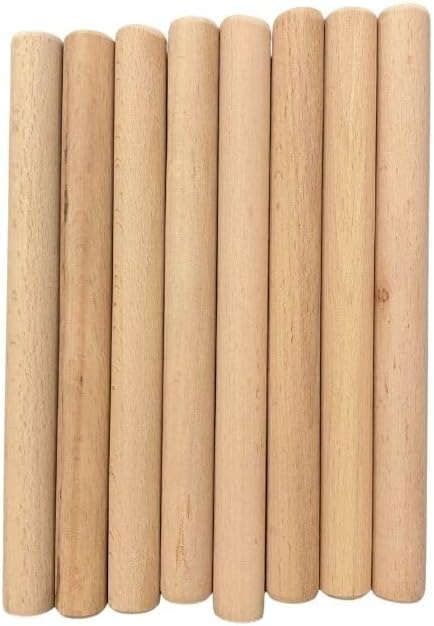 Premium Wooden Rhythm Sticks for Kids - Set of 8 Musical Sticks for Music Education and Creative Expression - Lummi Sticks Musical Instruments Ide...