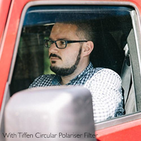 Tiffen 58CP 58MM Circular Polarizer Glass Filter Black...