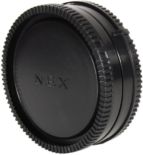 5 SET Body Cap & Camera Rear Len Cap Set Compatible with Sony E-Mount NEX Mirrorless Cameras Sony Alpha a6500 A6300 a6000 a5100 a5000 a3000 Alpha ...
